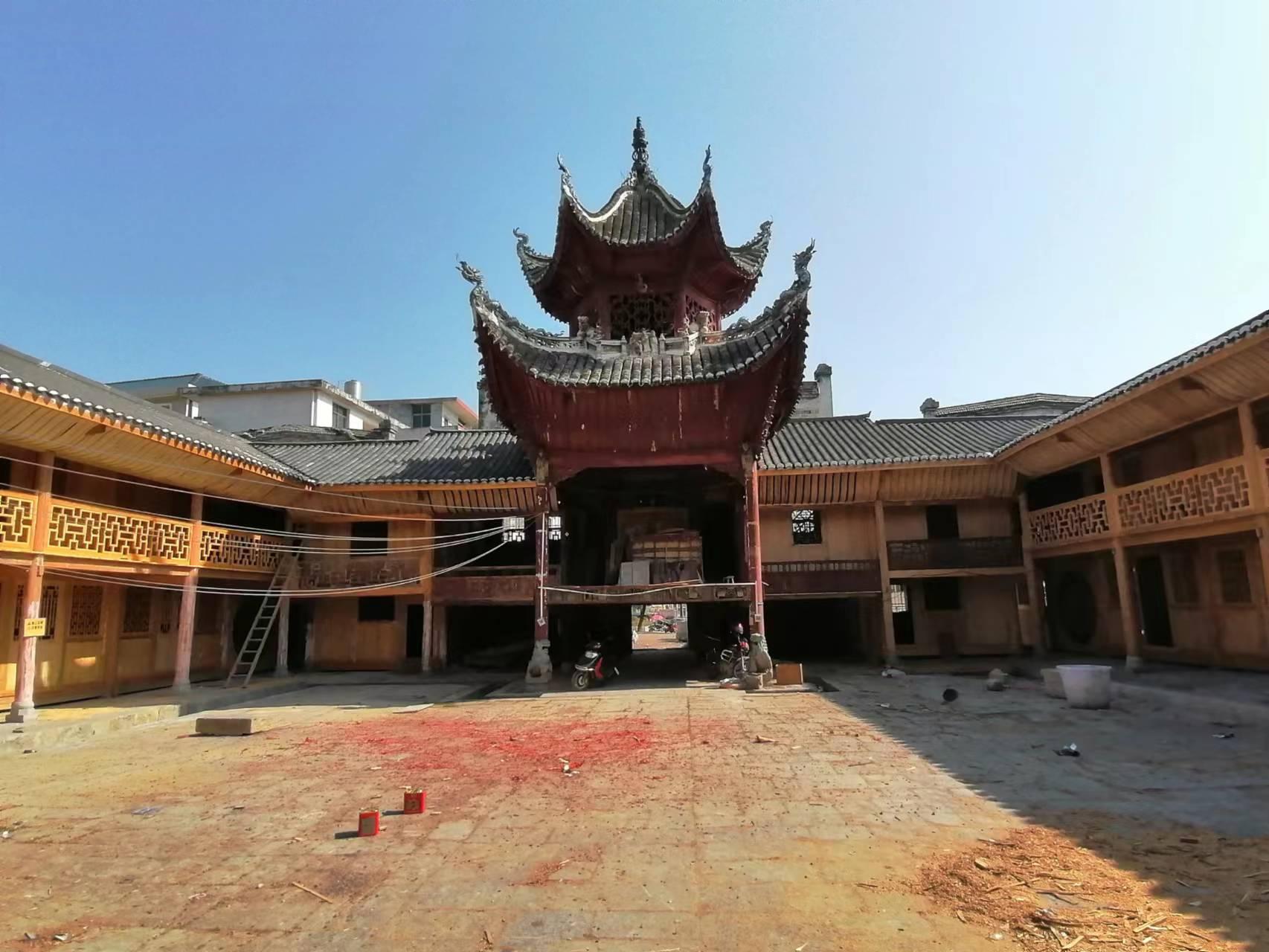 齐心协力复修邵阳市市级*物文**保护单位——刘富公祠
