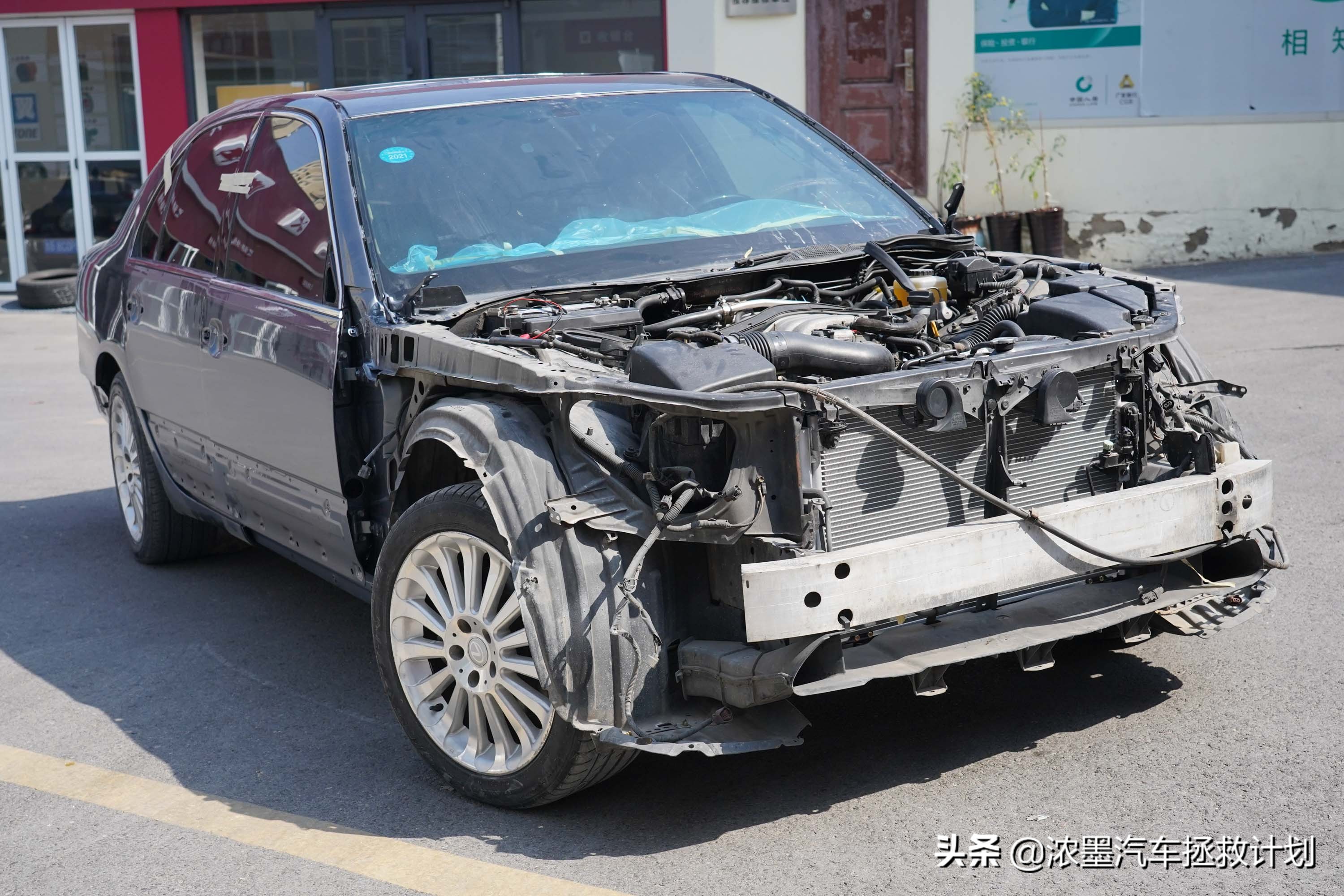 05款雷克萨斯ls430翻新修复,雷克萨斯ls430深度翻新解析