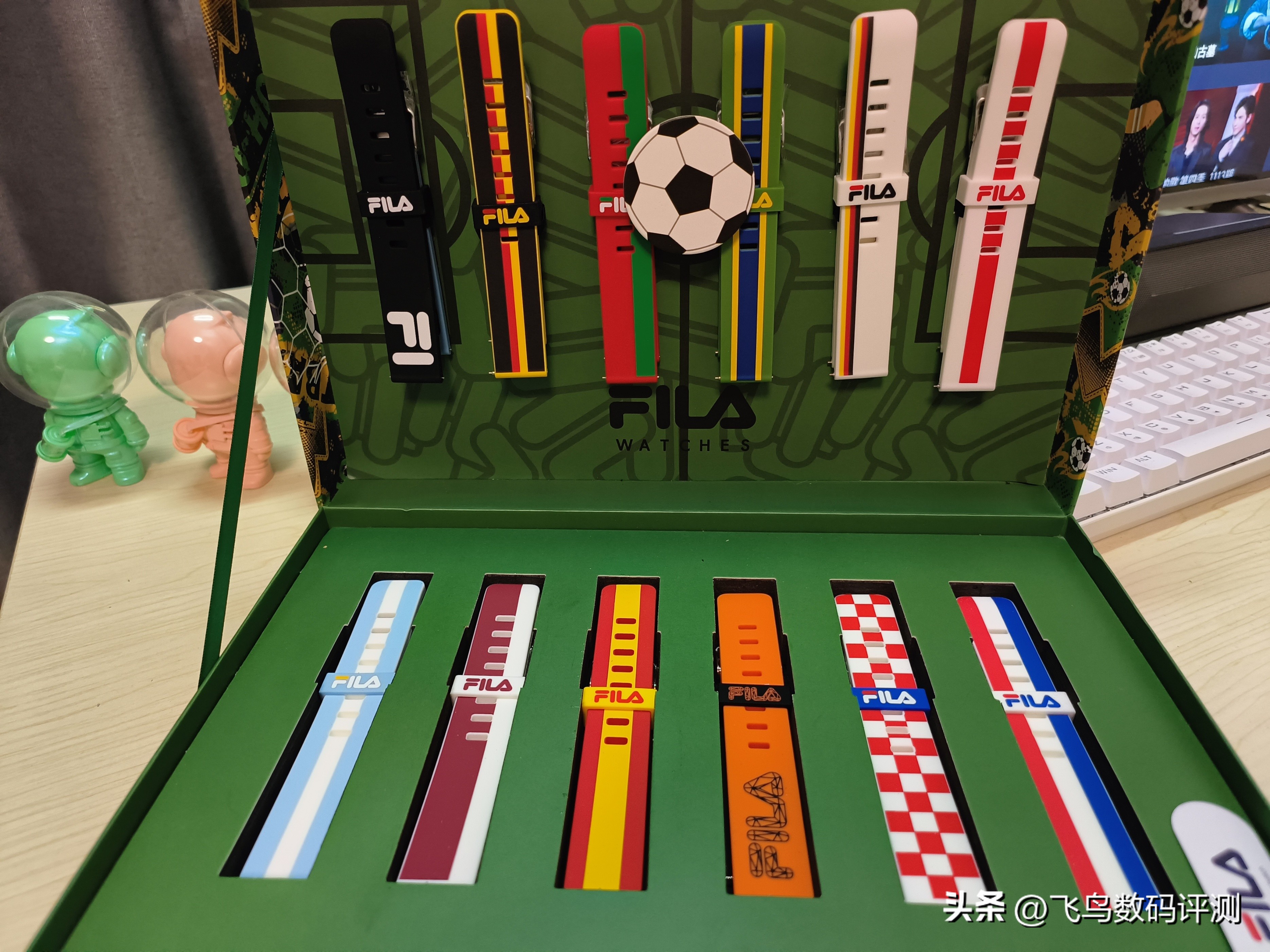 fila足球手表套盒,fila限量版数字手表
