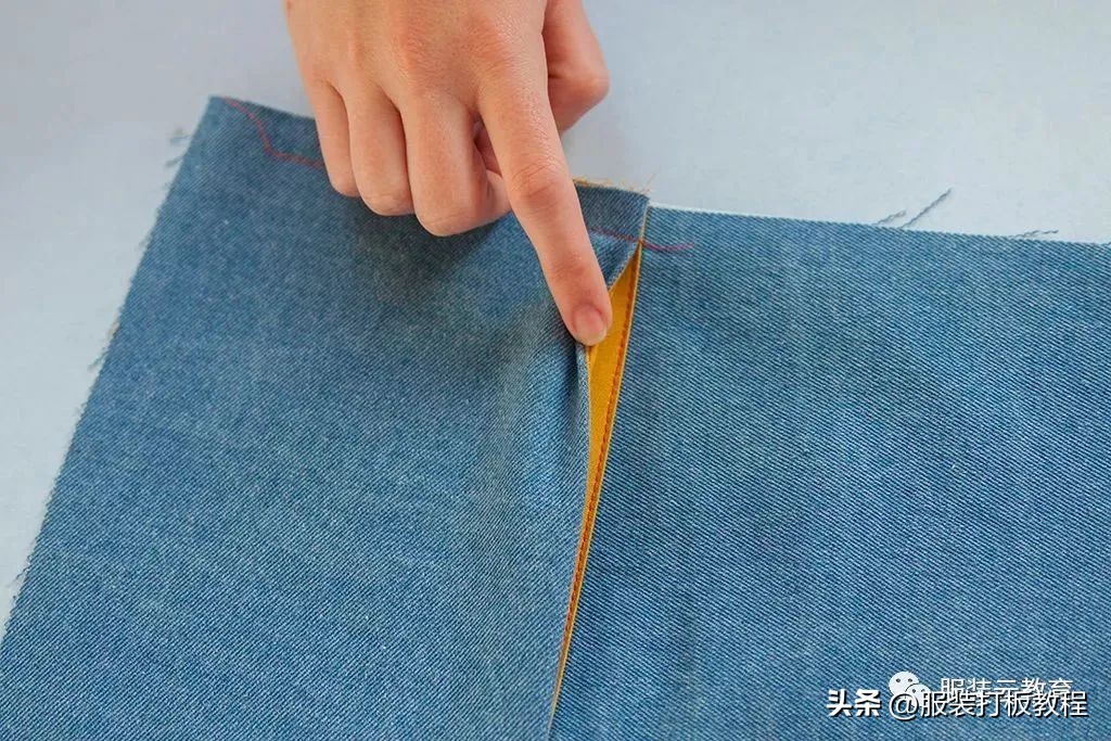 裤子口袋的裁剪缝制方法,侧缝裤口袋怎么样缝制