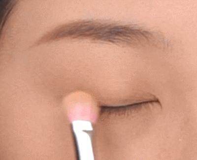 3ceovertake内双肿眼泡眼妆教程,单眼皮肿眼泡内双下垂眼妆画法
