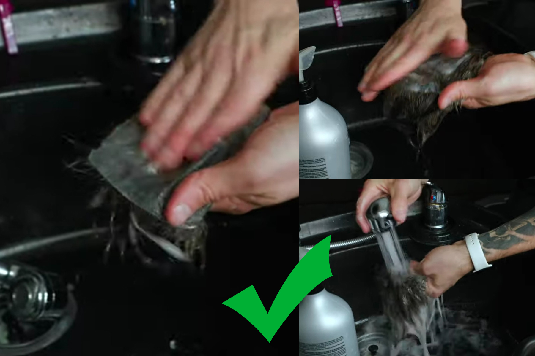 戴假发用的胶怎么清洗,假发上的粘胶怎么清理