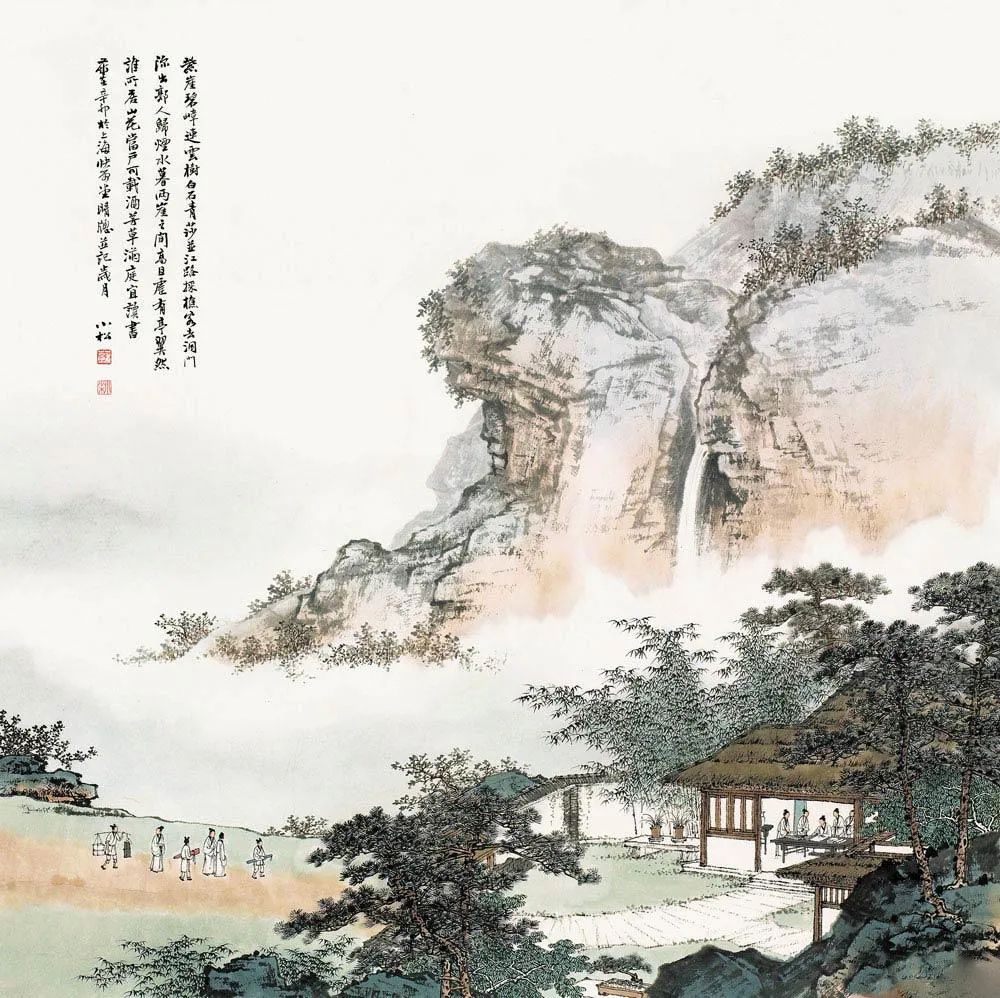 苏小松山水画欣赏,苏小松画家特点