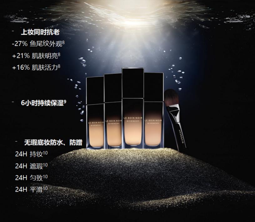 纪梵希黑能臻萃精华粉底液好用吗,纪梵希黑能臻萃粉底液色号