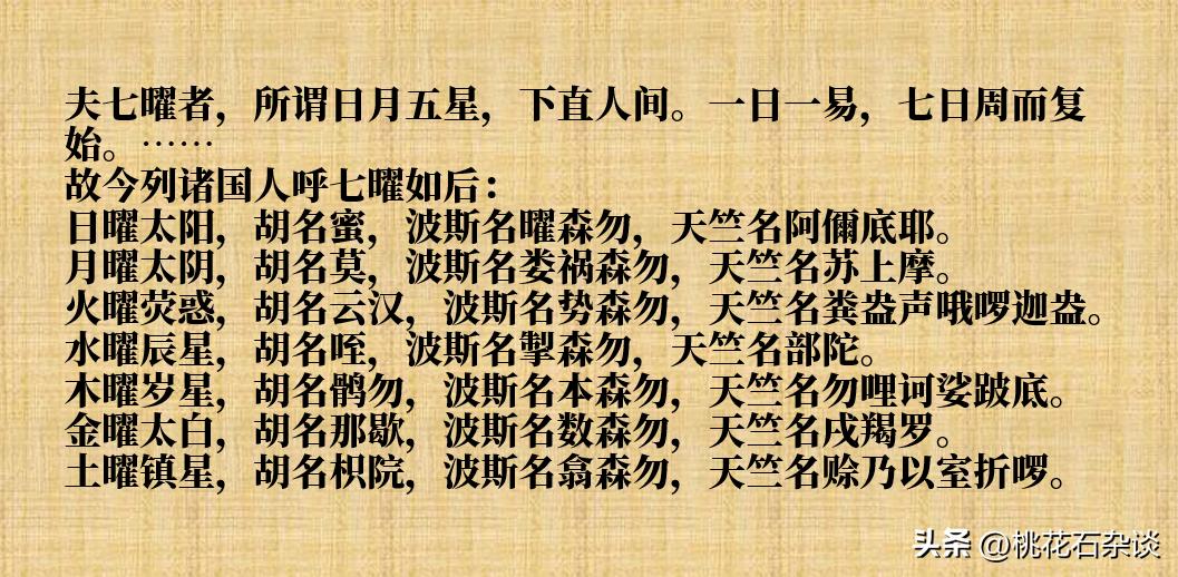 日语的星期一到星期日,星期是什么时候起源的