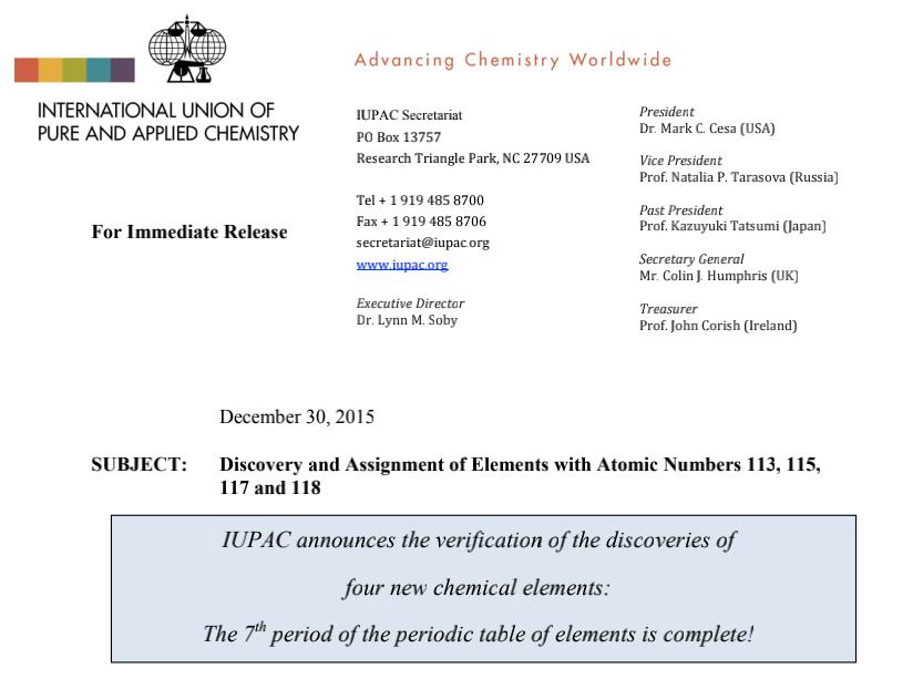元素周期表已经满了吗,元素周期表总结