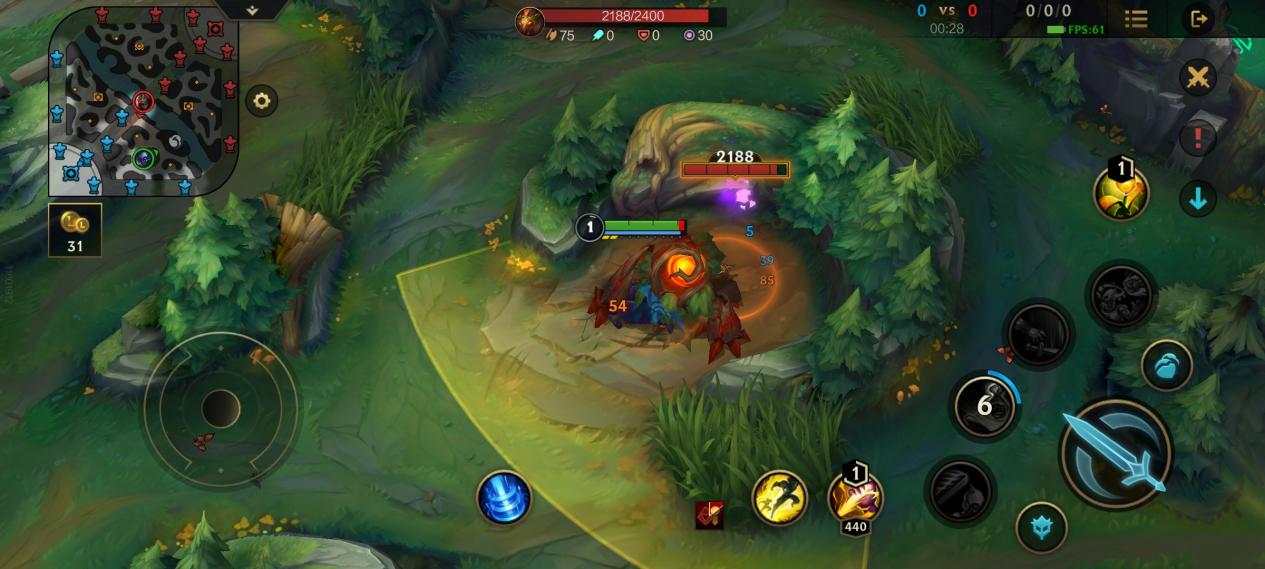 LOLM版本上分打野教学*器武**大师稳定输出