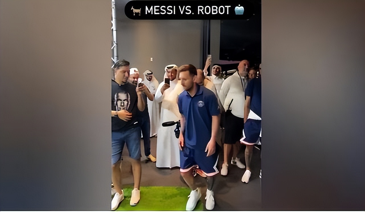 梅西任意球vs机器人守门,梅西挑战日本最强守门机器人