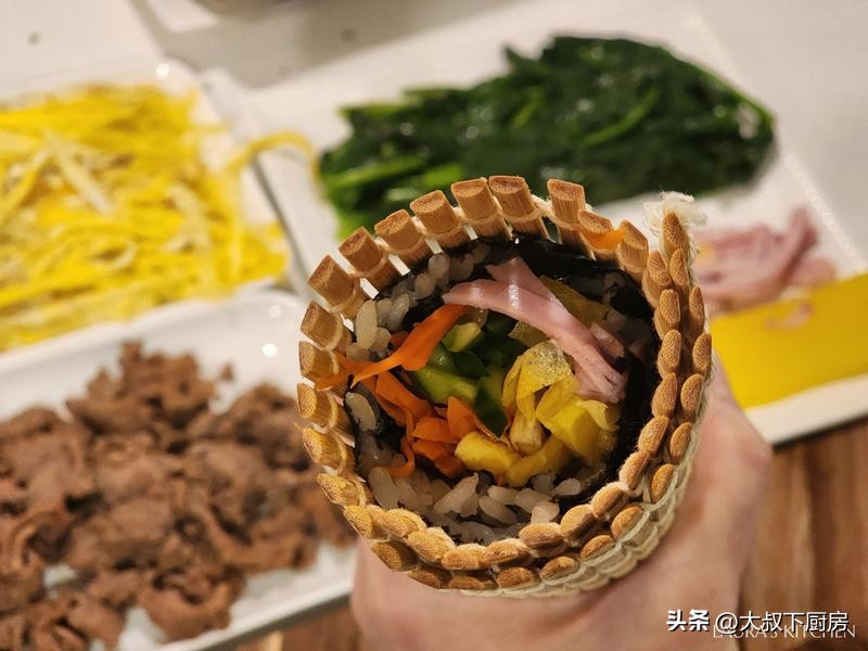 紫菜饭卷的做法家庭版,紫菜饭卷的做法和材料大全