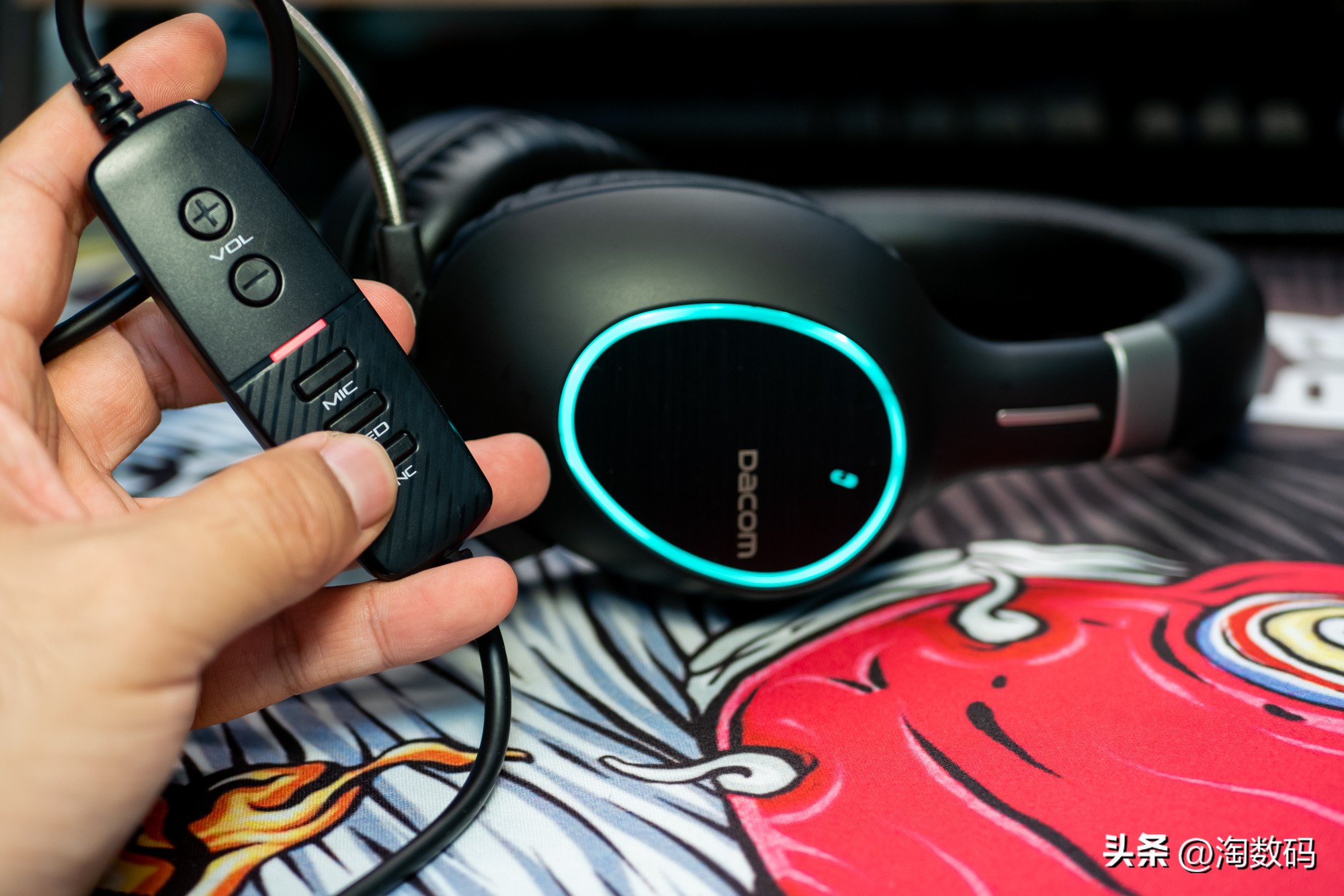 拒绝洋垃圾¥39入手RGB灯数字7.1虚拟声电竞游戏耳麦GH06开箱简评