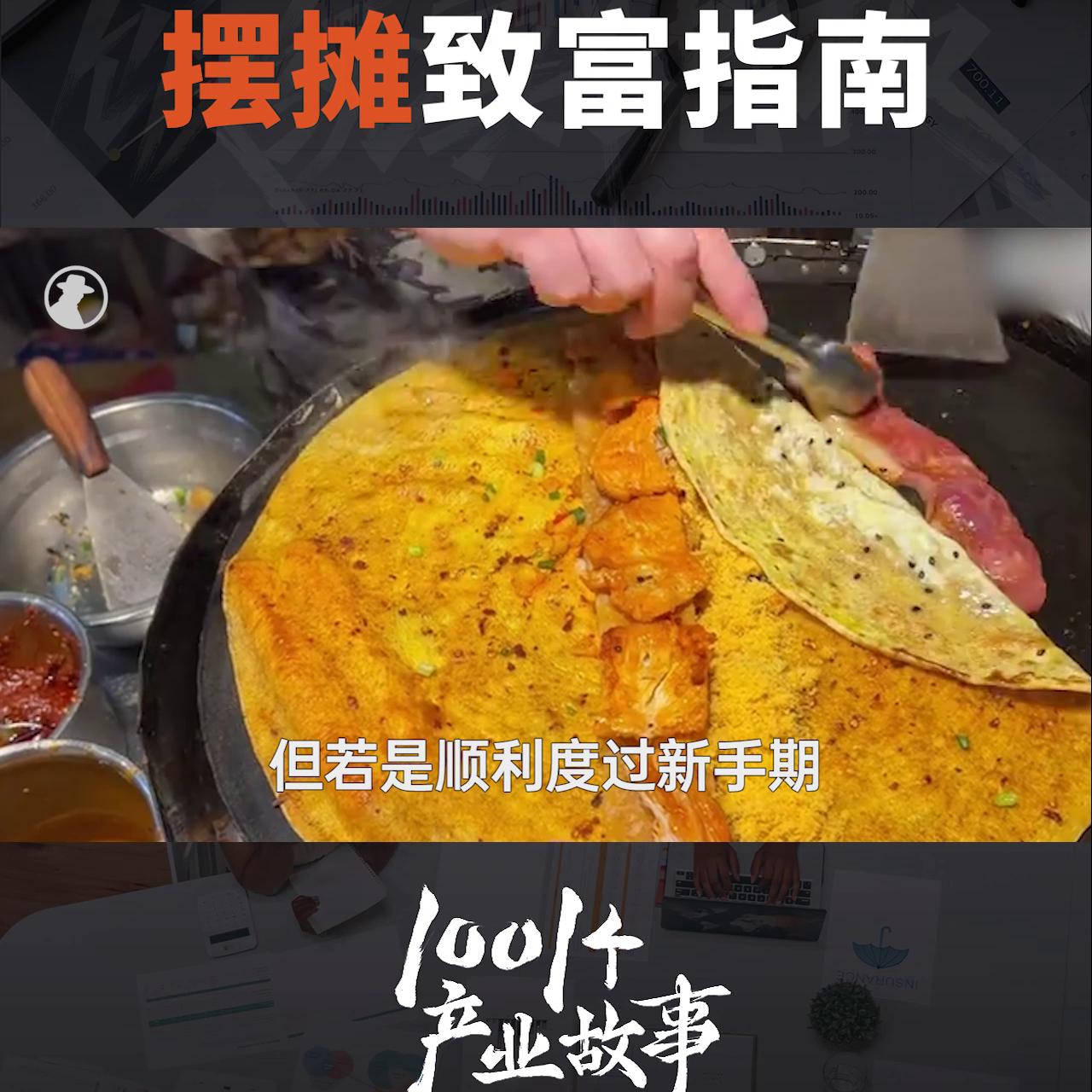 小吃摆摊最火项目煎饼果子,一般煎饼果子摊有没有淀粉肠