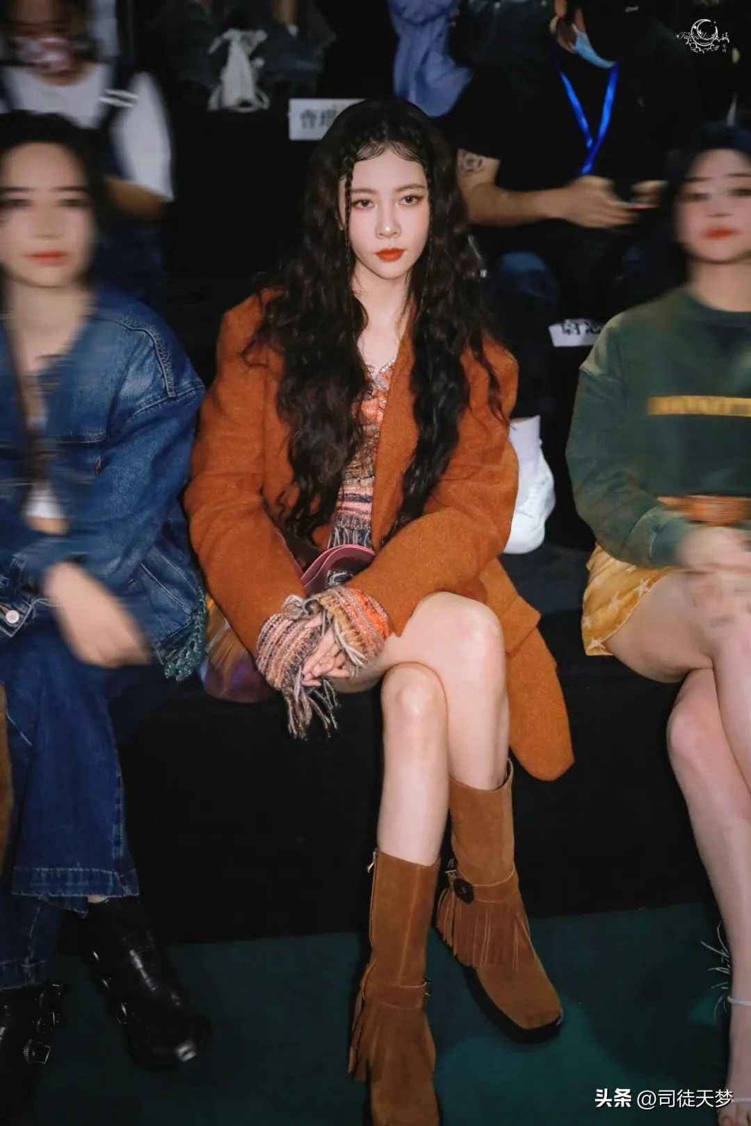 胎毛刘海遮发际线鼻子塌,gq红毯杨幂胎毛刘海造型