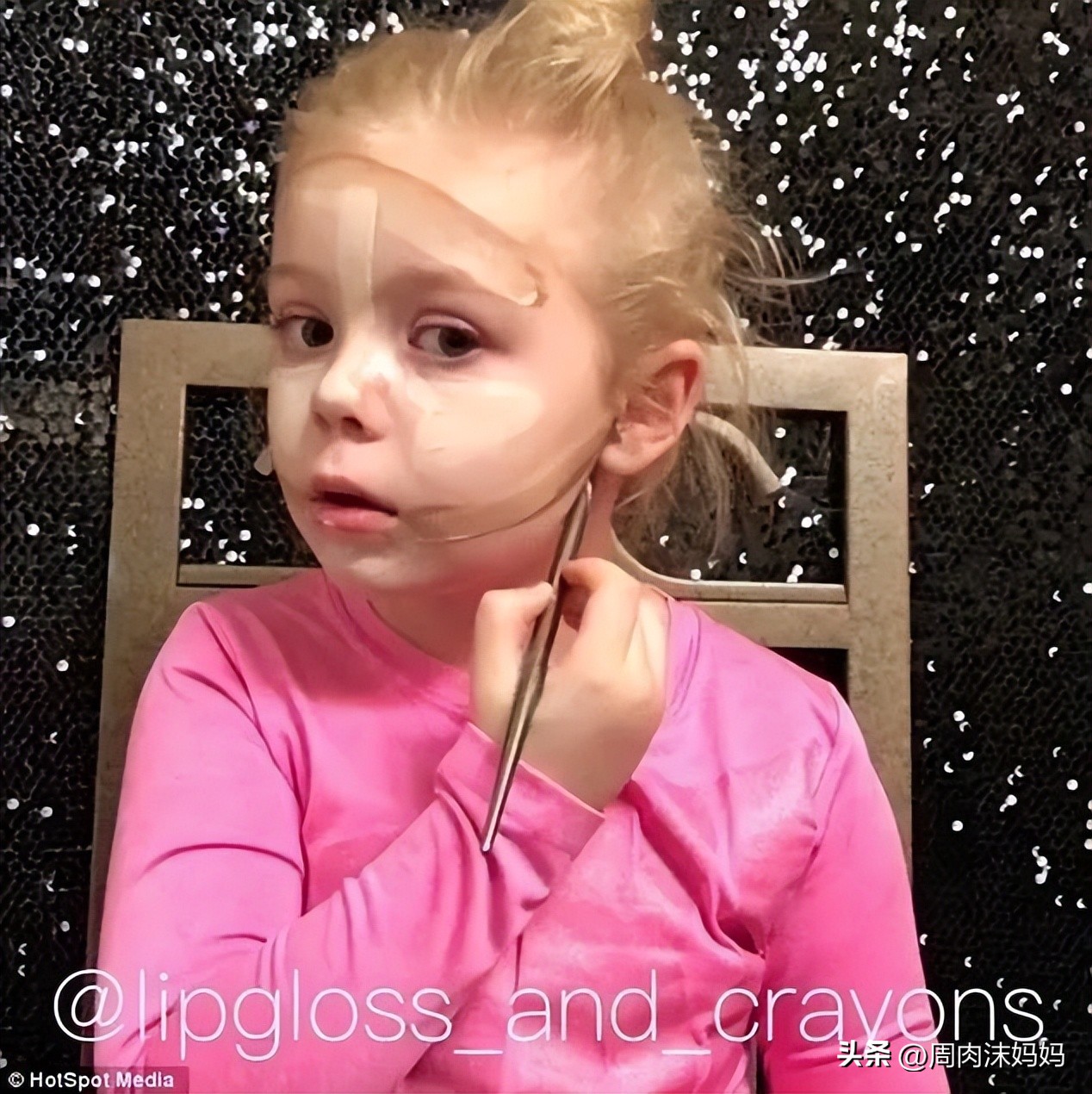 年轻贝克汉姆孩子,贝克汉姆女儿出门不带腿