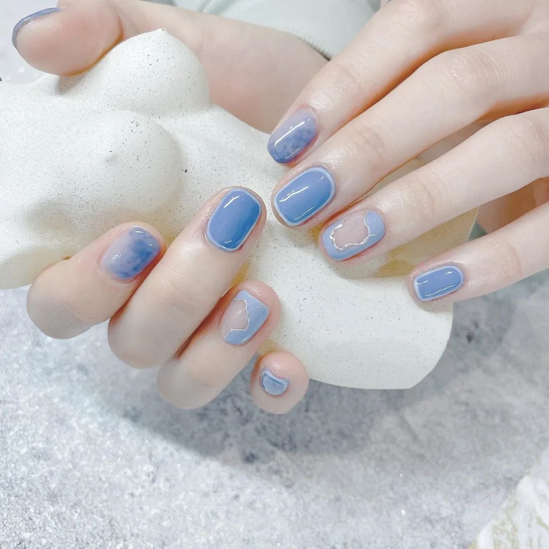 夏日美甲ins显白黄色法式美甲,又好看又超显白的美甲颜色