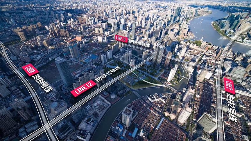 上海苏河湾万象天地和五角场,上海苏河湾万象天地