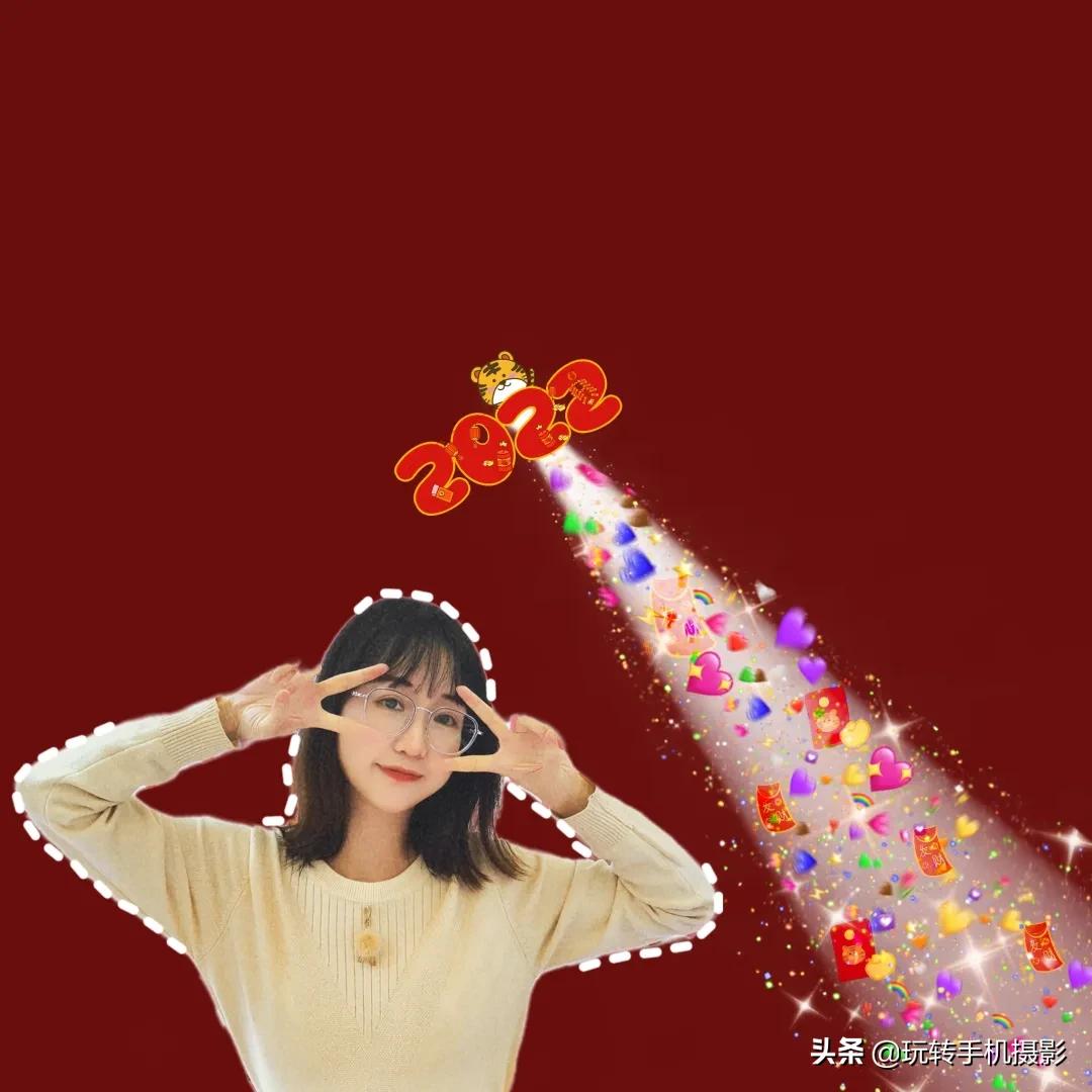 朋友圈封面还能这样玩？2022让我们一起暴富