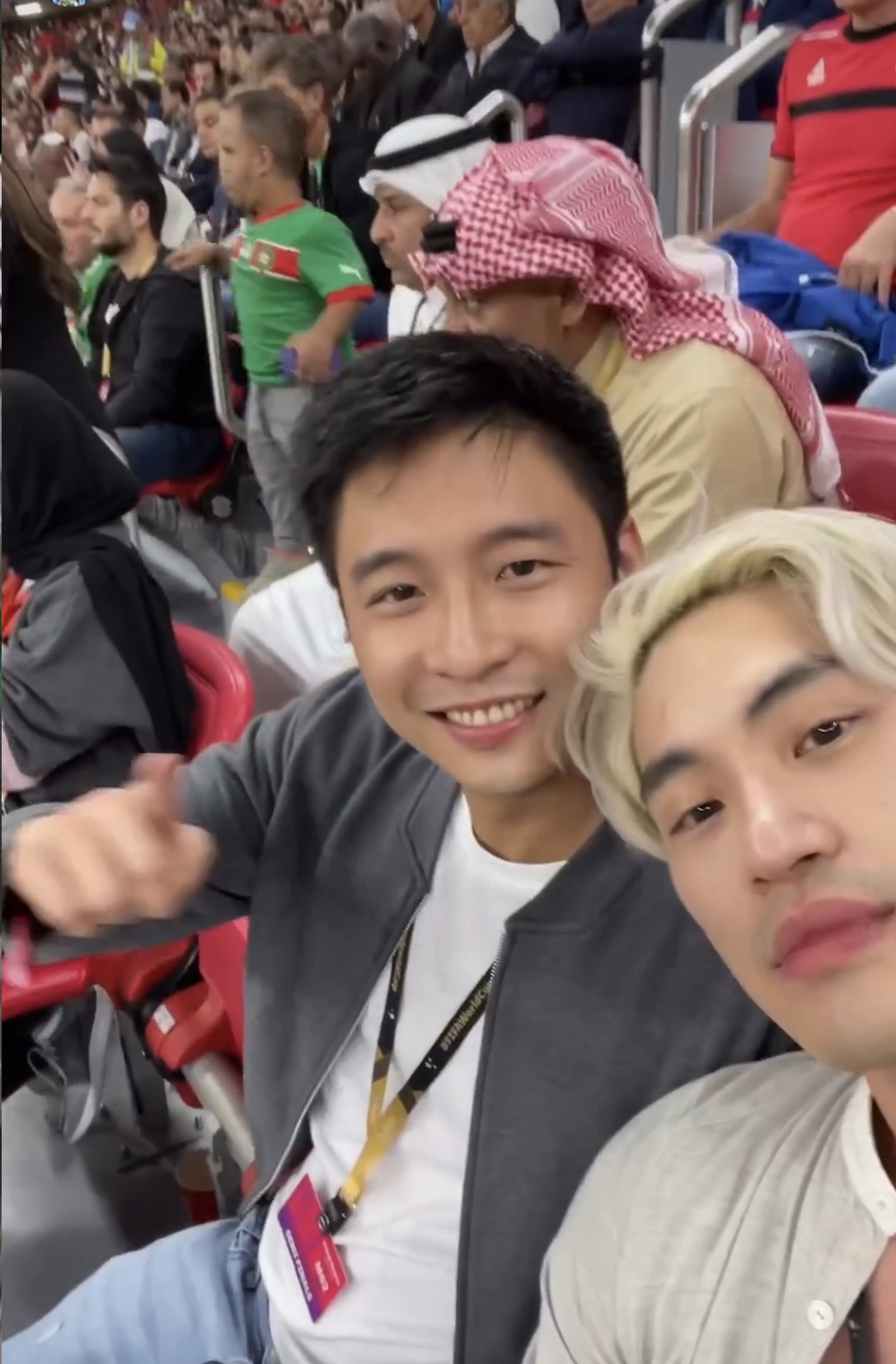 霍启山卡塔尔看球视频,霍启山卡塔尔球赛