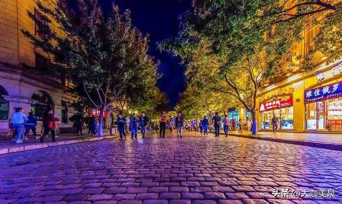 哈尔滨步行街的石头介绍,哈尔滨的石头