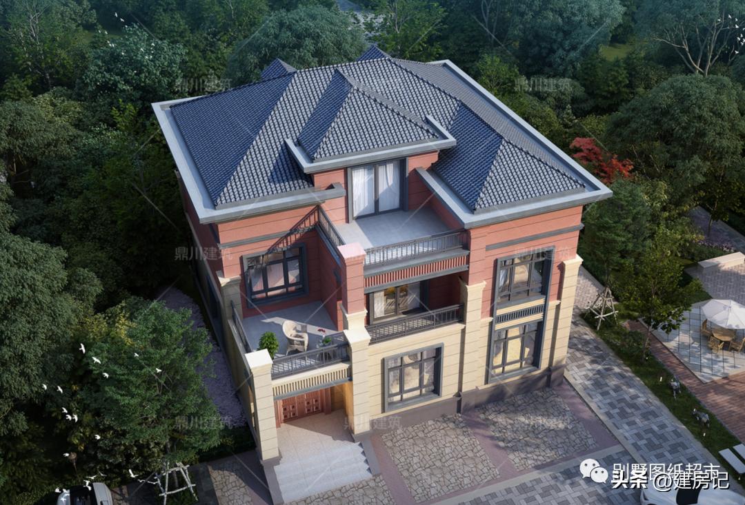 浙江自建房跃层设计,美墅住宅建房设计