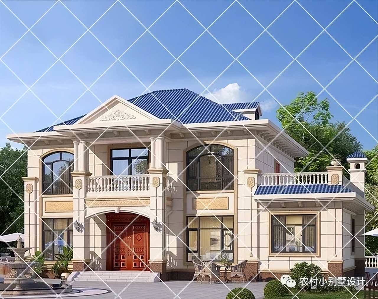 农村自建别墅带柴火灶设计,农村带堂屋柴火灶三层别墅实拍图