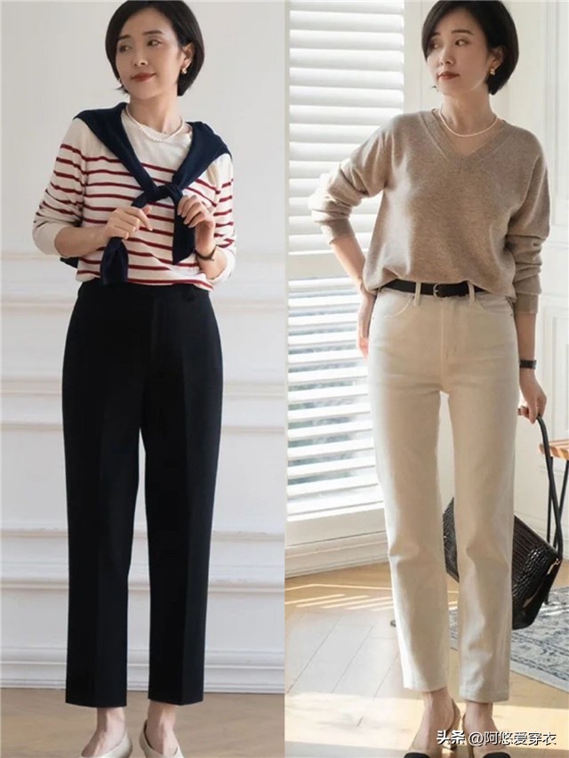 卡其色哈伦裤的十种搭配方法,卡布里裤适合人群