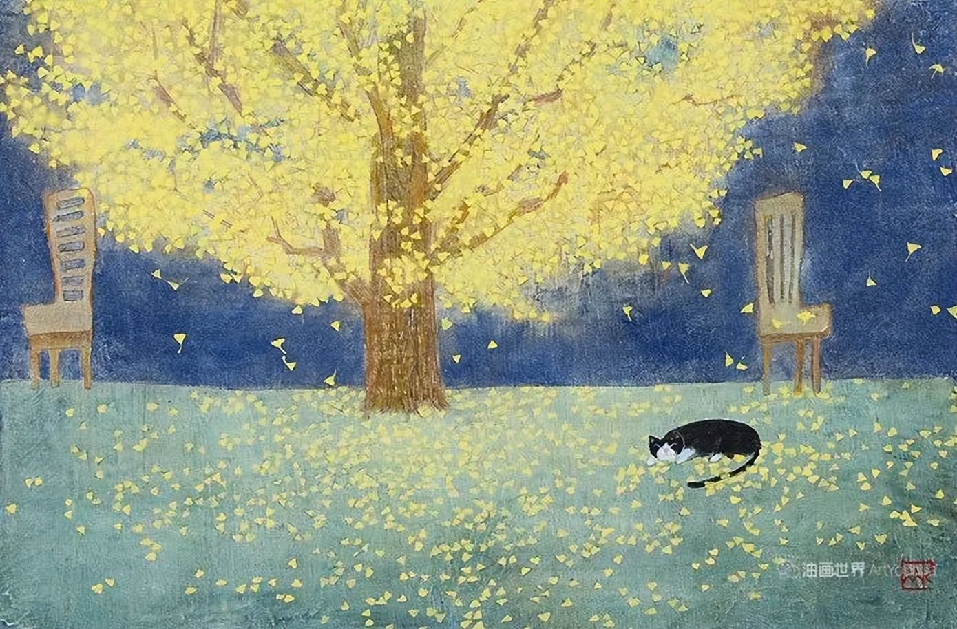 日本画家写生作品欣赏,日本水彩画家作品欣赏超美