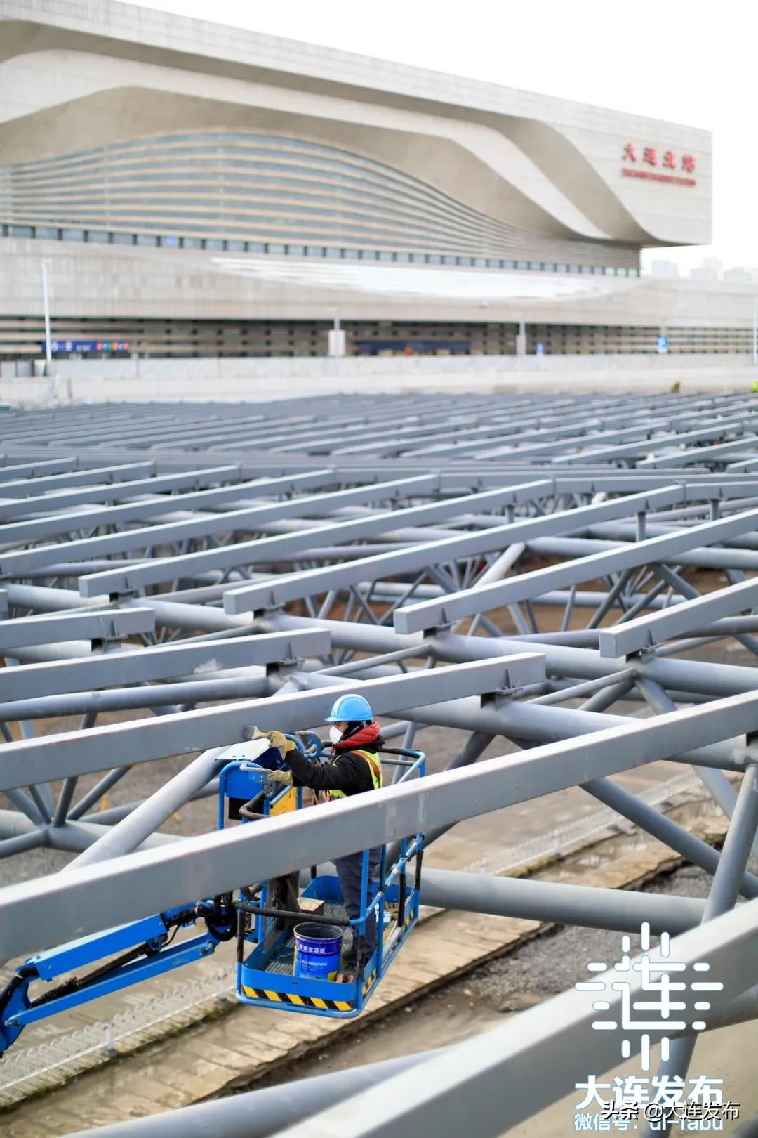 大连北站最近图片,大连北站以前是什么面貌