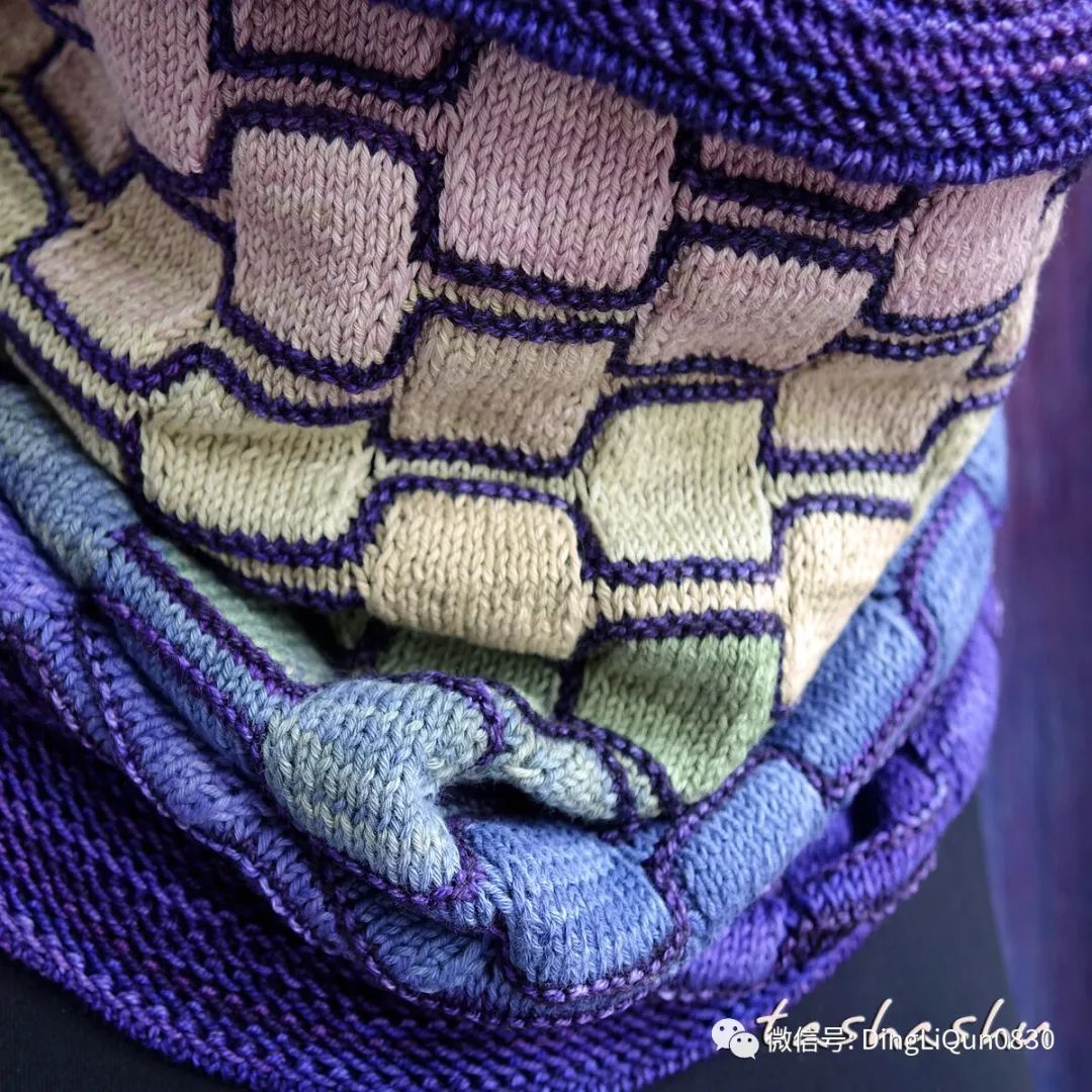 分享一款简单漂亮的针织花样,针织作品展示大全