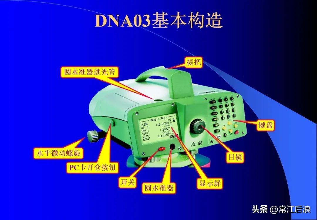 徕卡dna03水准仪是数字水准仪吗,徕卡dna03电子水准仪屏幕数据