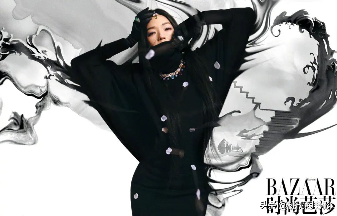 舒淇时尚芭莎九月刊封面构图解释,舒淇时尚芭莎最新杂志封面大片