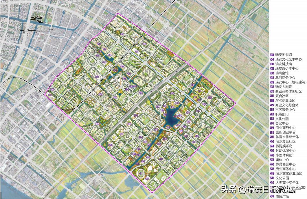 瑞安新区规划图,瑞安市新区最新规划图