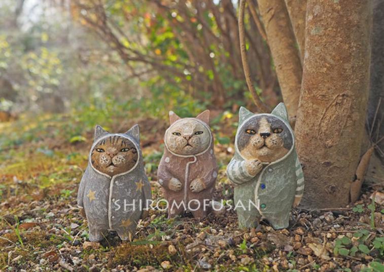 日本艺术家木雕猫,日本木雕艺术家猫