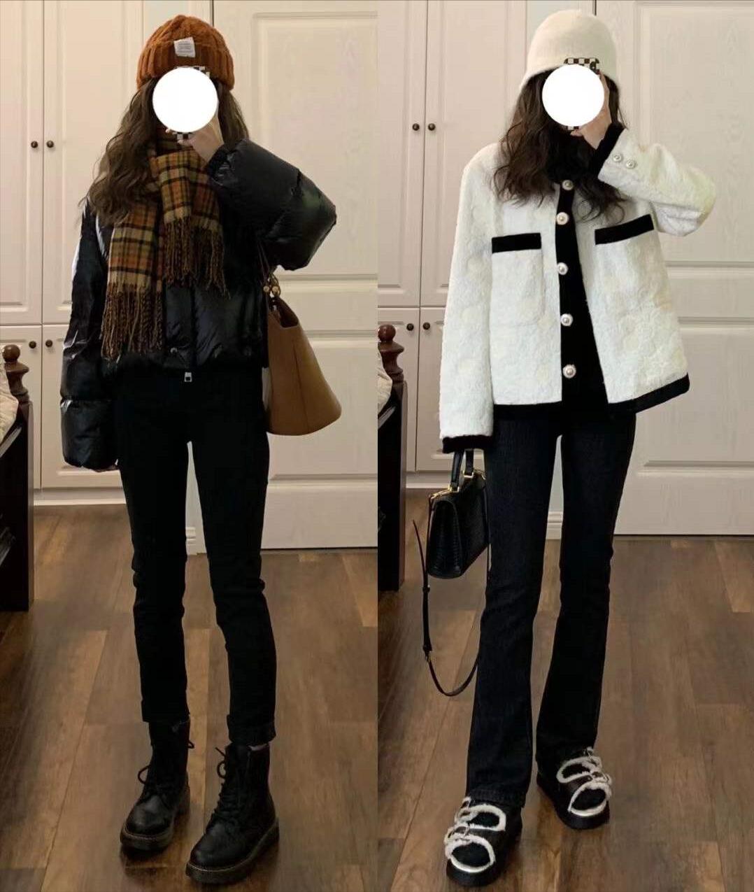 158小个子穿搭不露腿夏季,158裤长参考图高腰裤