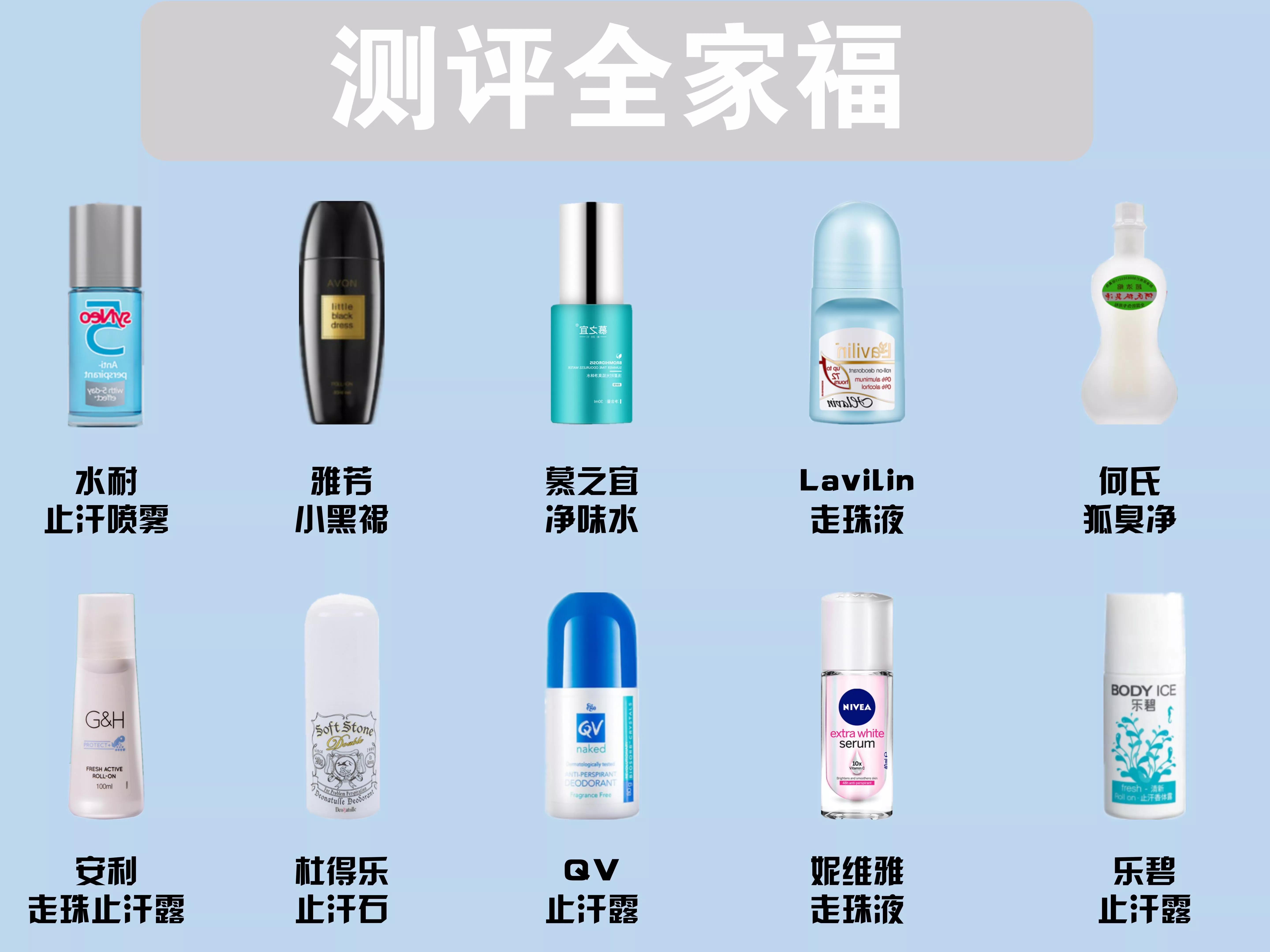 公认最好用止汗露的品牌,哪款止汗露好用测评