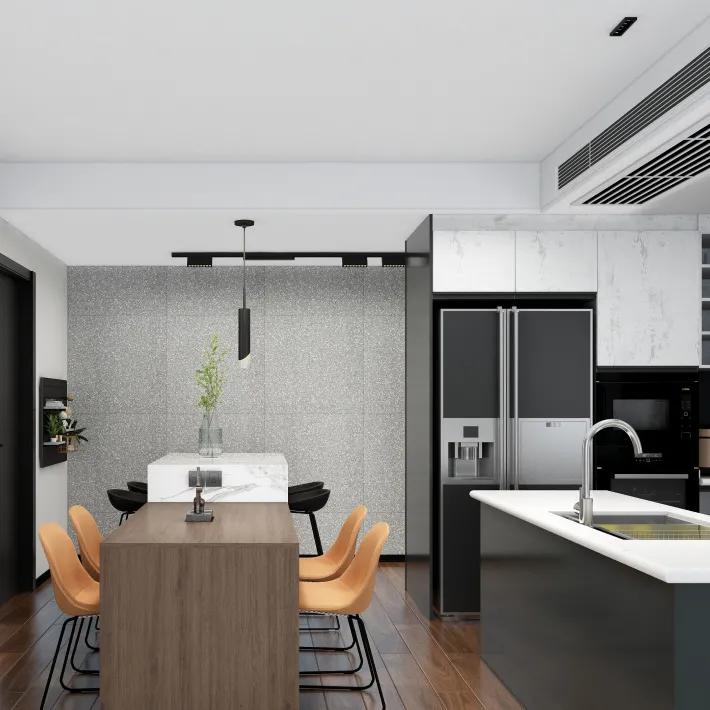 75平米现代风格婚房设计,75平方工业风婚房