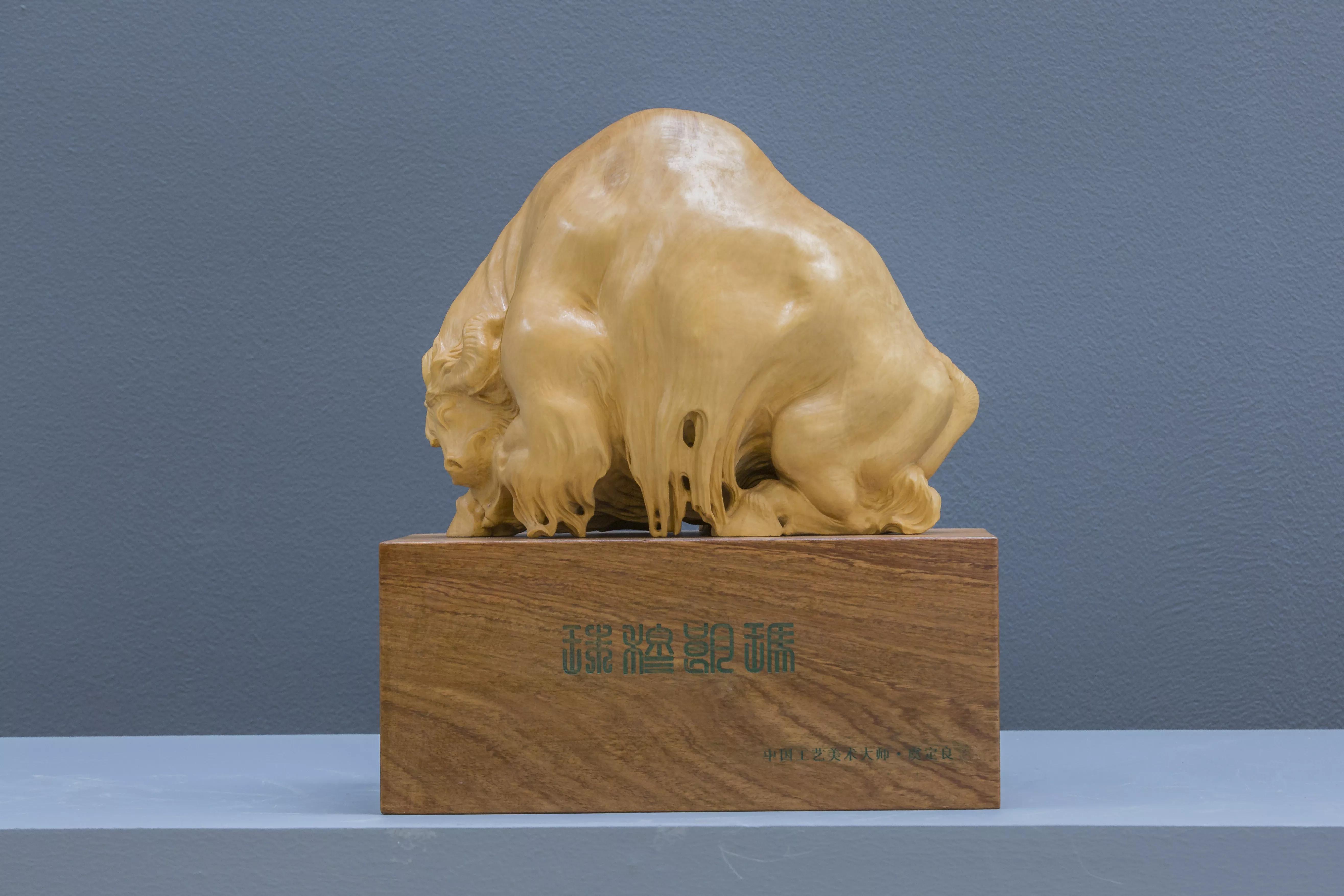 中国工艺美术大师虞定良黄杨木雕精品欣赏