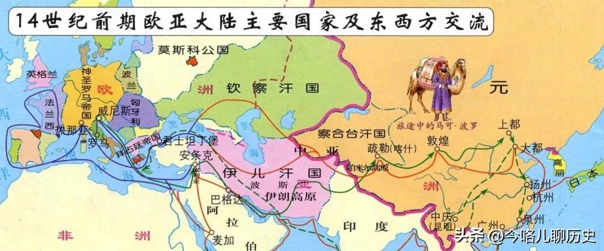 一分钟了解中国元朝,元朝与欧洲的关系