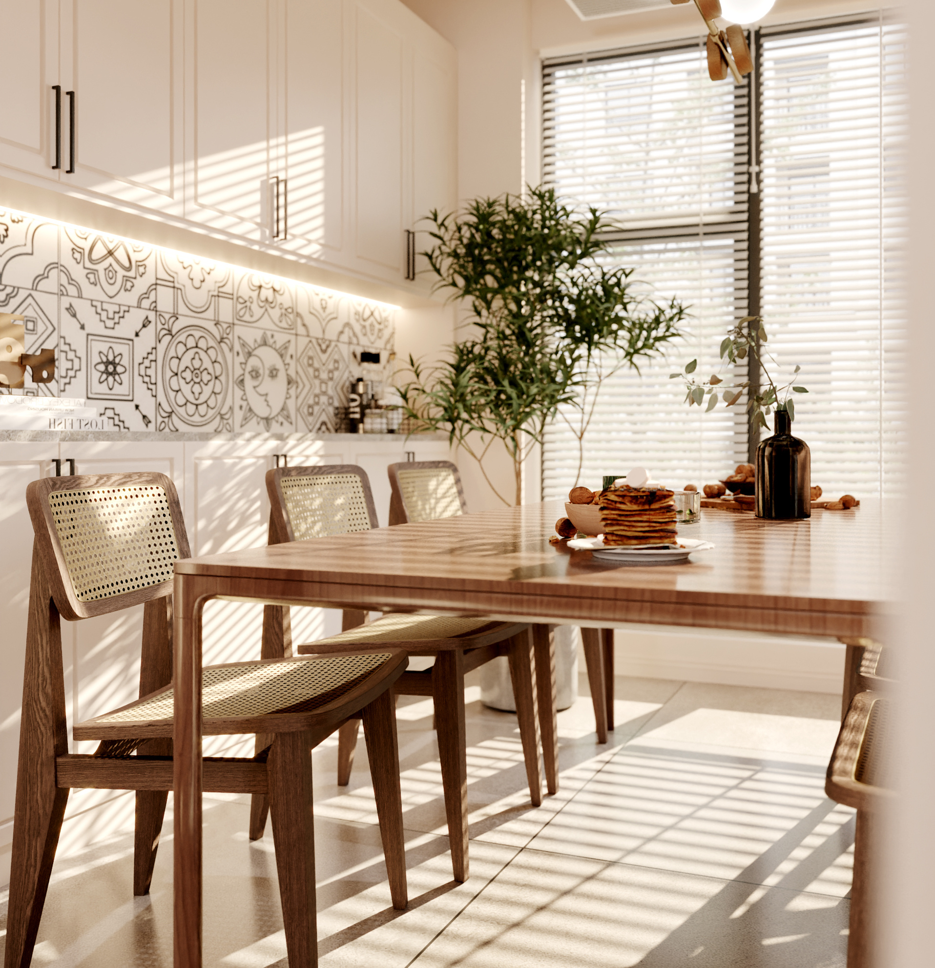 横厅漂亮隔断设计效果图,大横厅阳台客厅一体设计