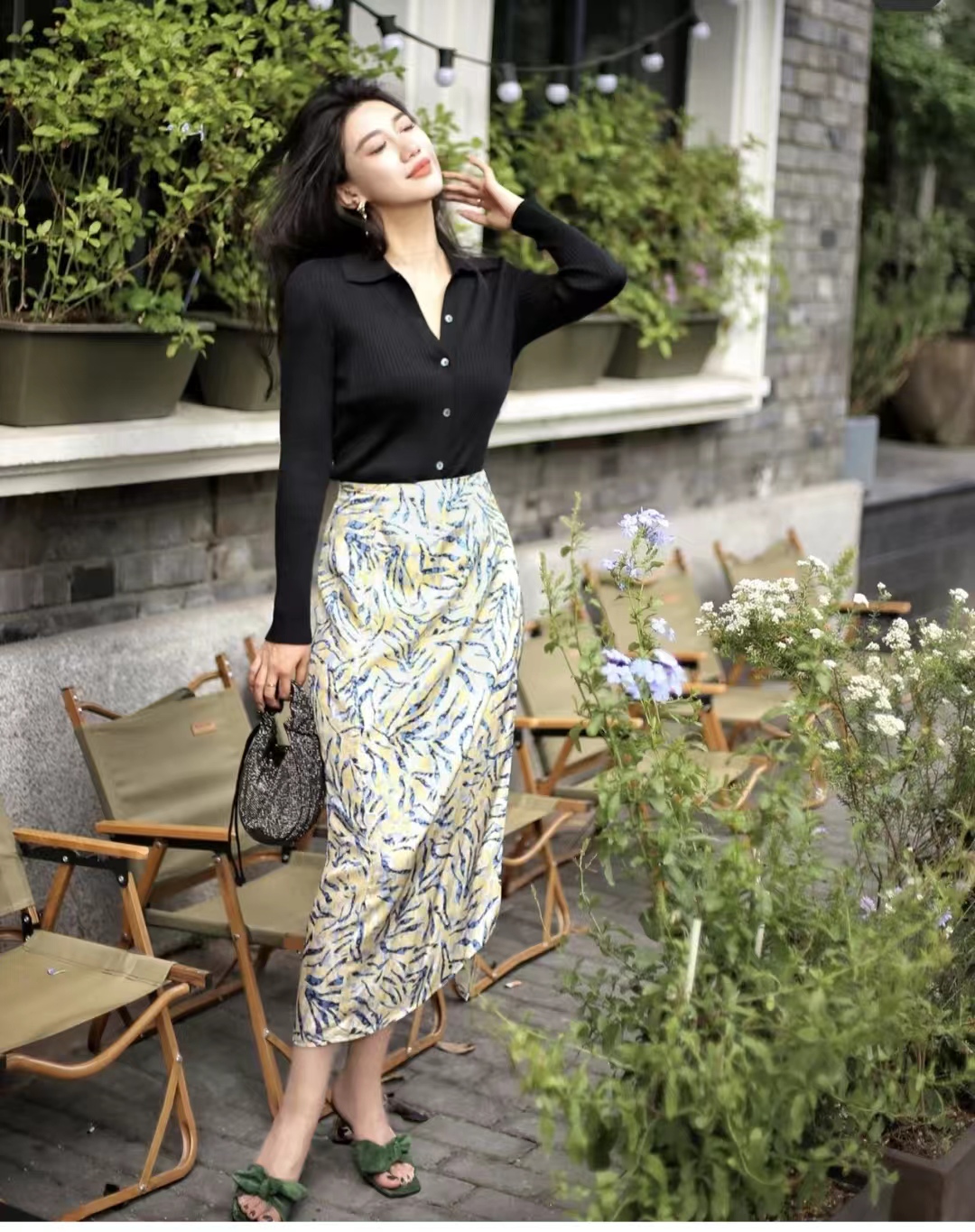 牛仔衫早春穿搭,复古牛仔衫女设计感小众早春