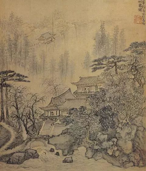 明清高清山水作品欣赏,明代山水名画图片欣赏