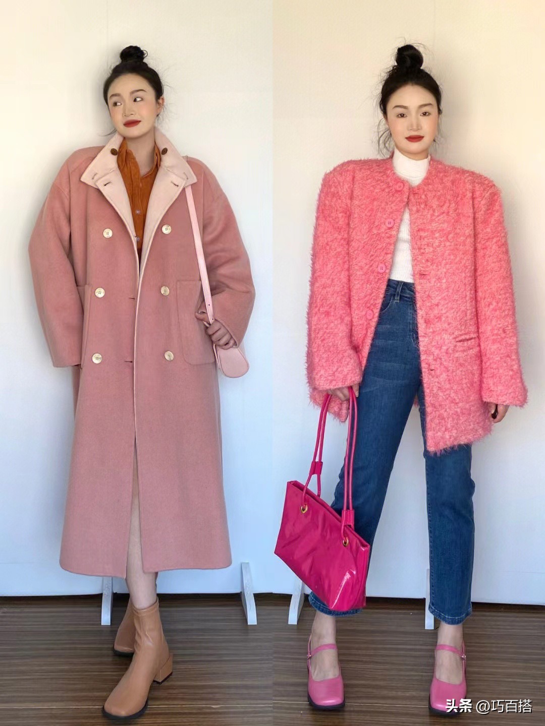 穿腻了黑白灰试试这些色彩搭配,穿衣搭配冬天别再穿黑白灰了