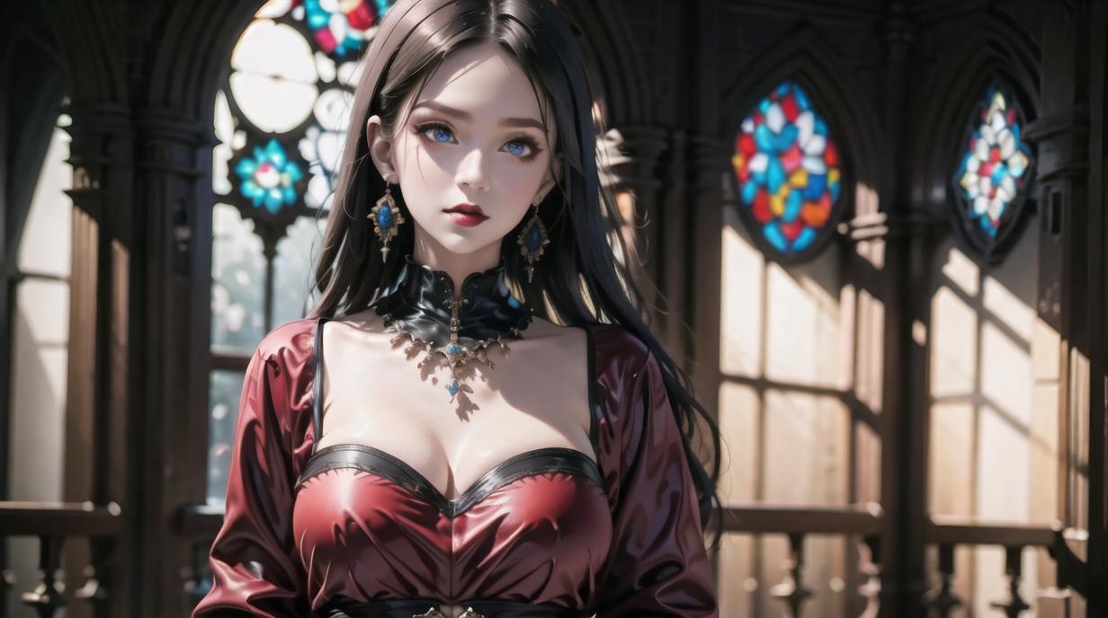 ai二次元少女美图,高颜值ai二次元美女图片