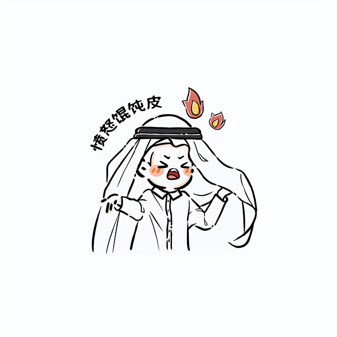 卡塔尔15岁小王子表情包,卡塔尔小王子气出表情包原视频