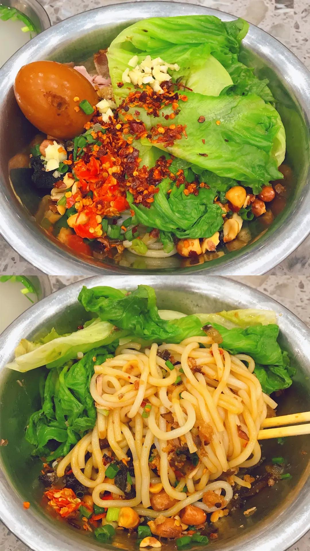 柳州最多配菜的螺蛳粉,柳州好吃又比较清淡的粉