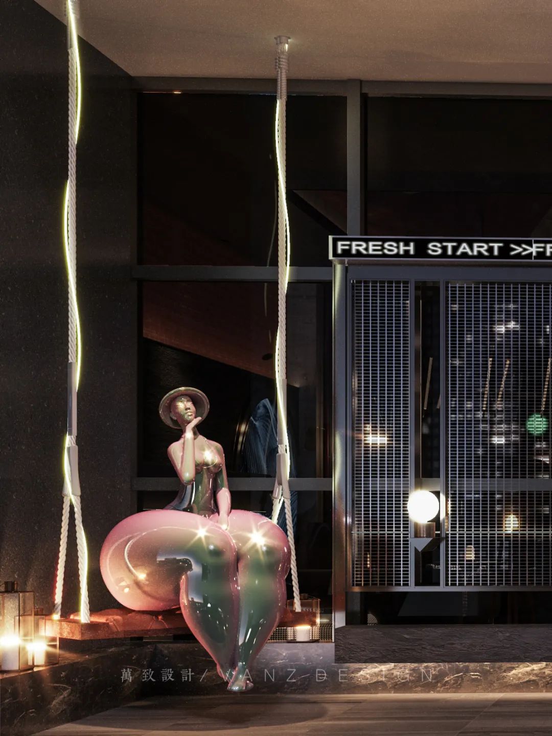 116㎡清吧娱乐餐饮设计-增强空间的体验