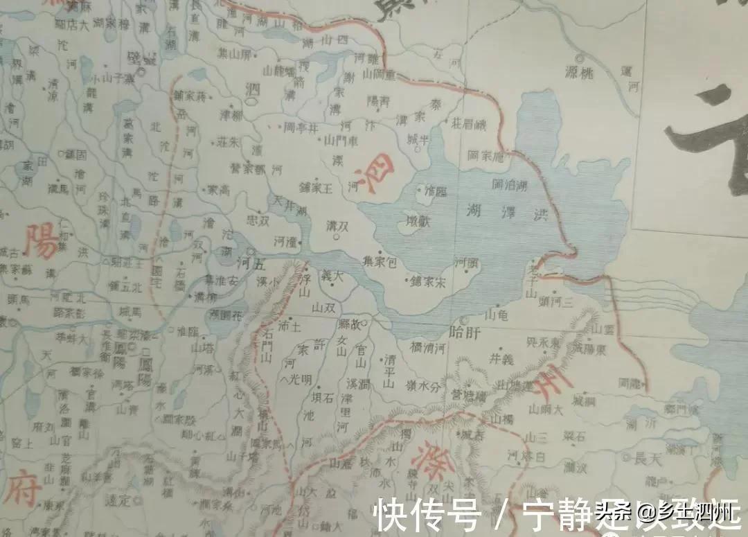 泗洪与泗县历史关系,江苏省宿迁市泗洪县历史对照图
