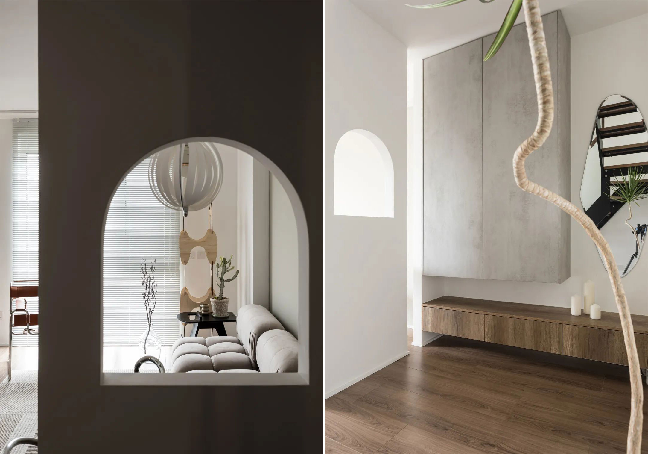 她家80㎡的顶楼复式，看过的人都说羡慕，两人两猫的生活真幸福