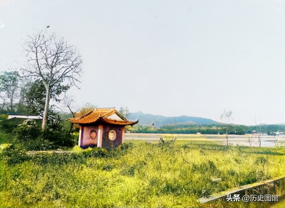 真实的杭州西湖摄影图片,老照片里10年前杭州西湖留影