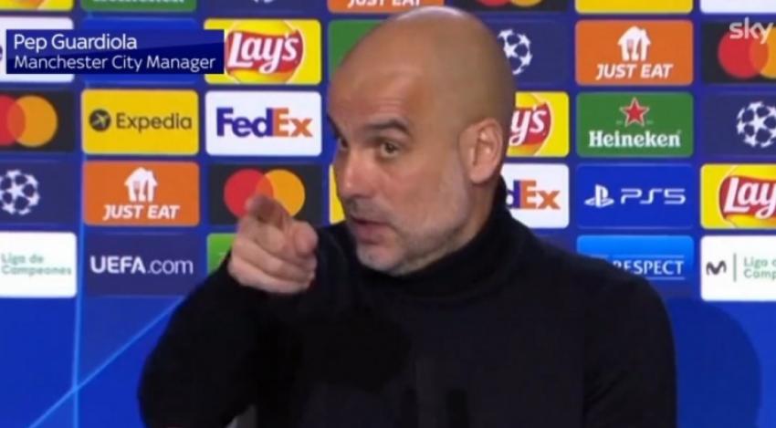 欧冠曼城马竞瓜迪奥拉赛后,马竞曼城裁判