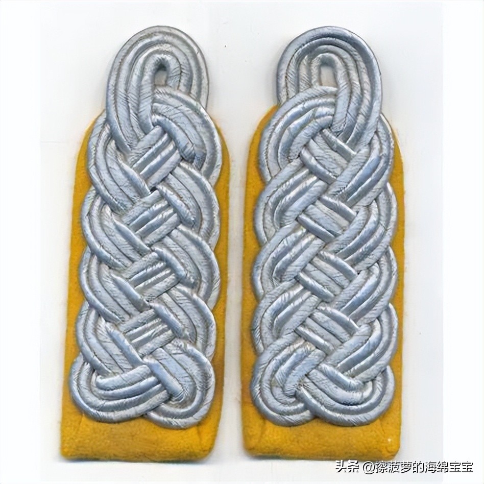 二战德国将军军衔图案,二战德国突击队队长军衔